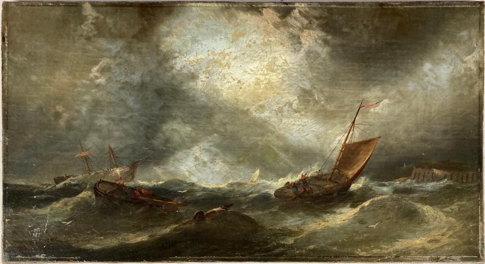 William Henry Williamson comparable auction result: williamson seascape