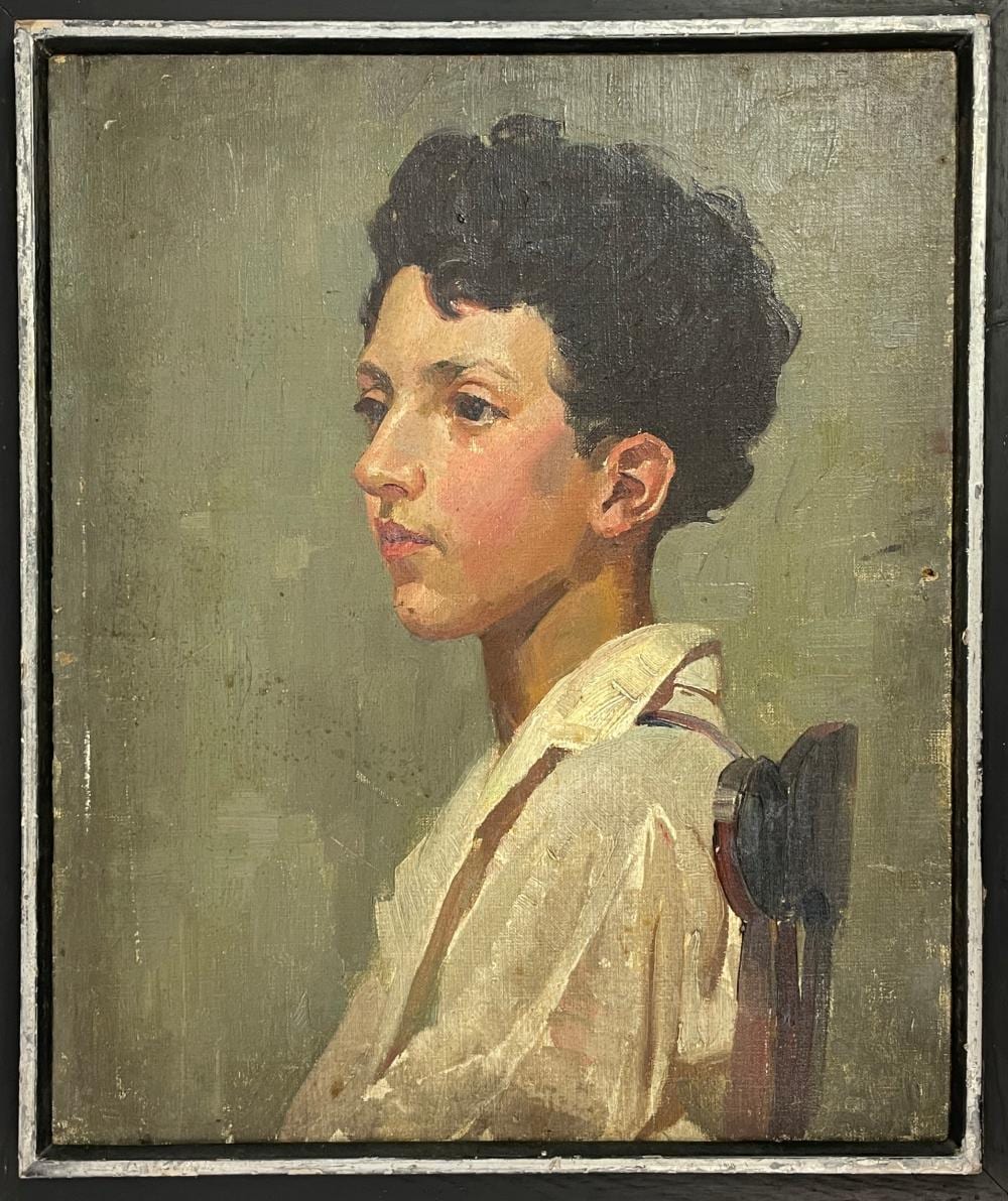 Ruskin Williams comparable auction result: williams portrait of a boy