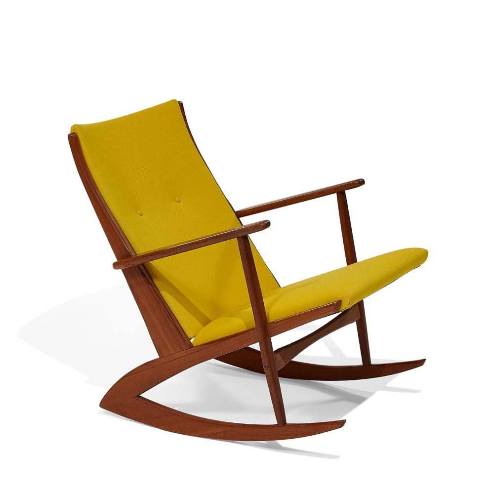 Soeren Georg Jensen comparable auction result: s ren georg jensen 1917 1982 for kubus m bler rocking chair 25 w x 33 d x 29 1 2 h