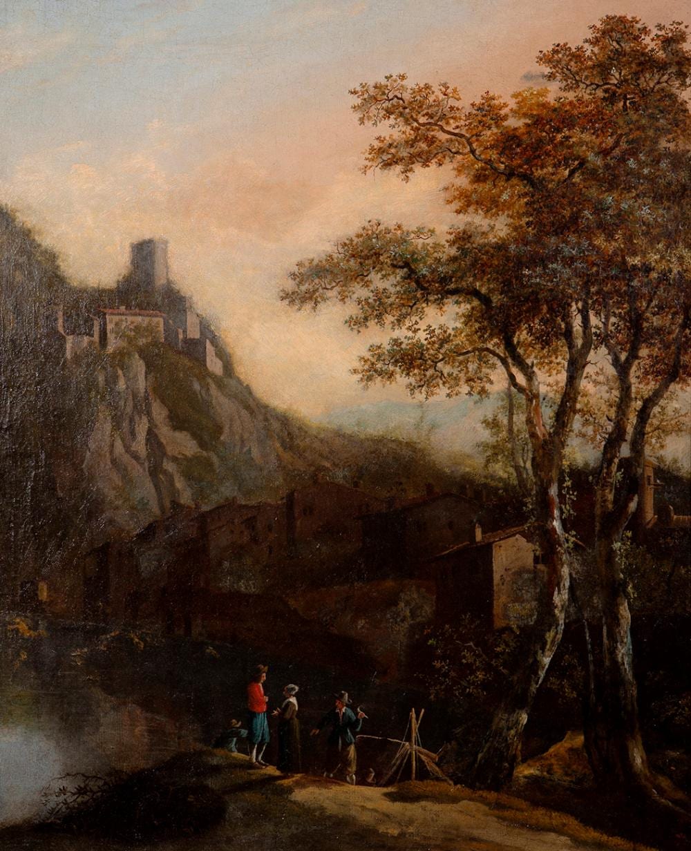 frederik de moucheron emden 1633 amsterdam 1686 romantic landscape oil on canvas signed in the lower left corner · Setdart Auction House · 2022-05-10 Frederik de Moucheron comparable auction result: frederik de moucheron emden 1633 amsterdam 1686 romantic landscape oil on canvas signed in the lower left corner