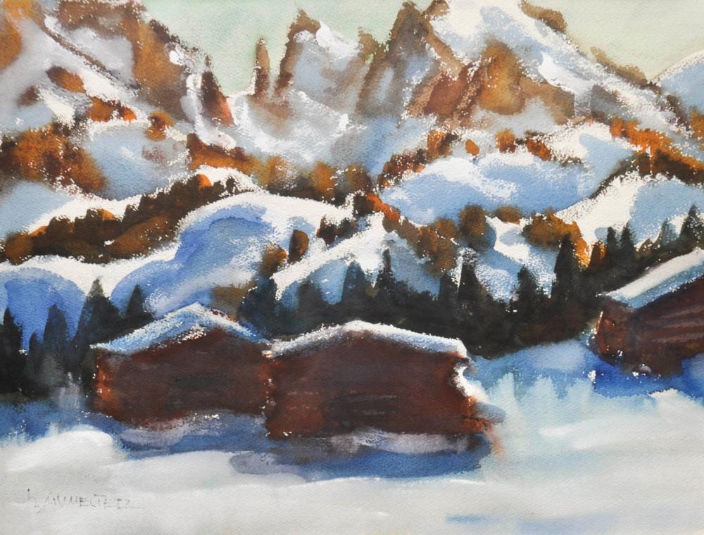 Hubert Mumelter comparable auction result: hubert mumelter bozen bolzano 1896 1981