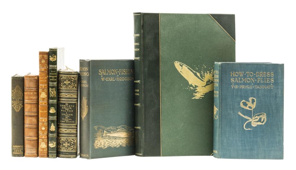 Angling.- Tolfrey (Frederic) Jones's Guide to Norway, and Salmon-Fisher's Pocket Companion, first edition, 1848; and 7 others, angling (8) sold by Forum Auctions - UK, lot 333 — auction record photograph