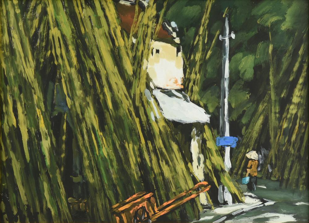 le thanh son vietnamese b 1962 a painting cart and building in bamboo 1995 · Simpson Galleries, LLC · 2022-05-21 Thanh Son Le comparable auction result: le thanh son vietnamese b 1962 a painting cart and building in bamboo 1995