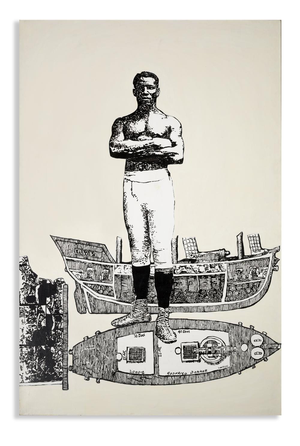godfried donkor ghana n en 1964 from slave to the champ iii 1998 · Bonhams · 2022-05-19 Godfried Donkor comparable auction result: godfried donkor ghana n en 1964 from slave to the champ iii 1998