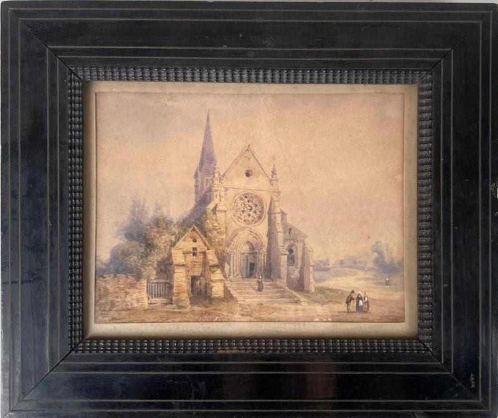 gaspard gobaut a norman church w c p · Schwenke Auctioneers · 2022-05-22 Gaspard Gobaut comparable auction result: gaspard gobaut a norman church w c p
