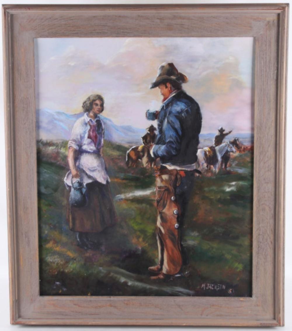 Margie Jackson comparable auction result: margie jackson 1934 2021 range land romance