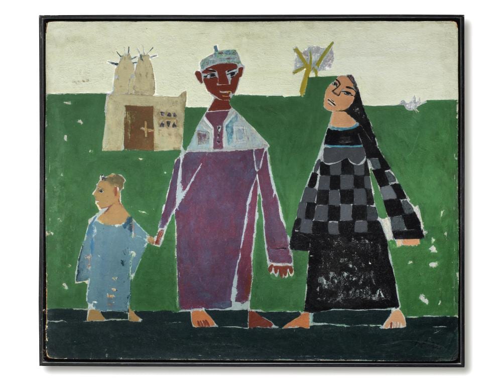 Hamid Abdallah comparable auction result: hamed abdalla egypt 1917 1985 the family a elah