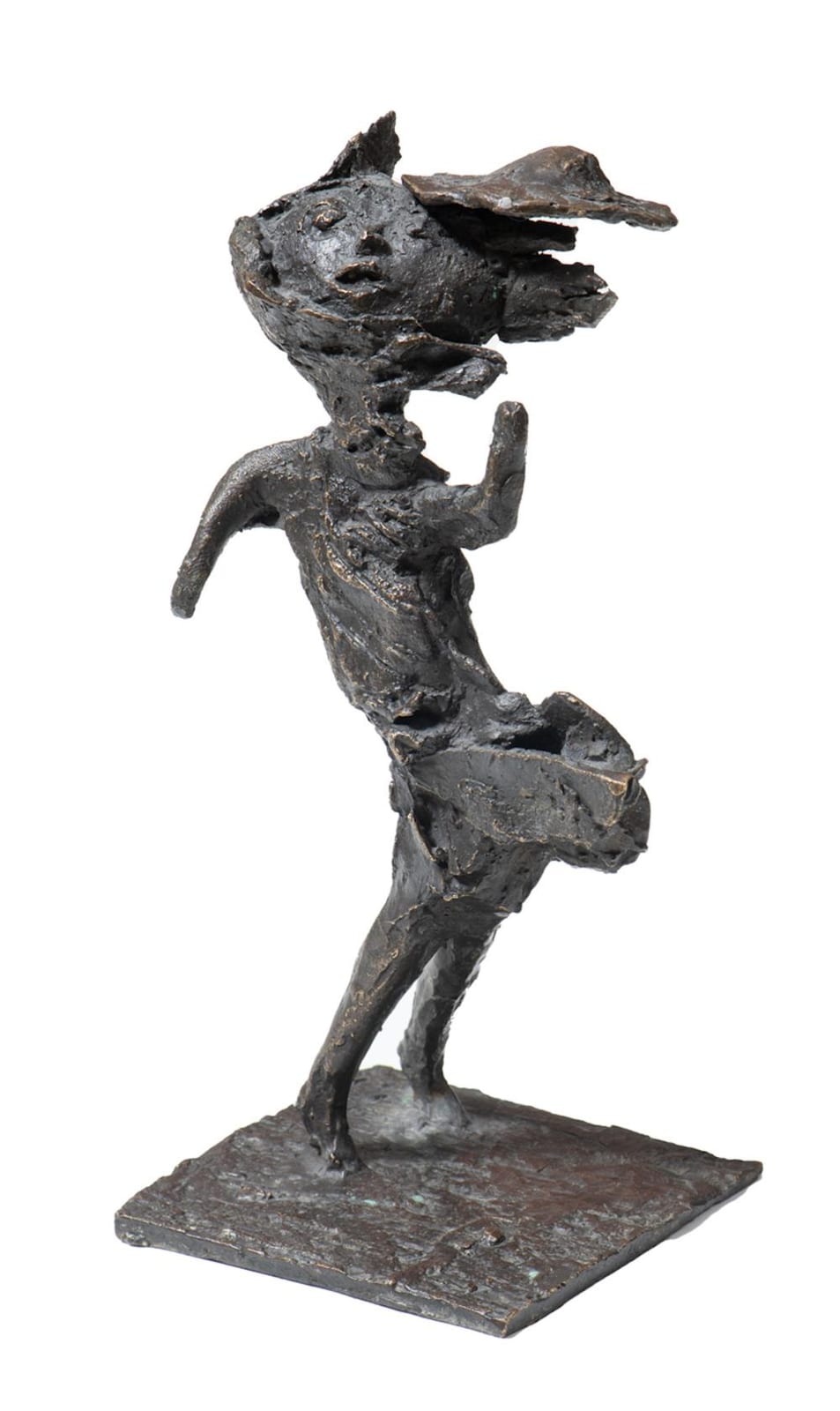 Theo van der Nahmer comparable auction result: theo van der nahmer dutch 1917 1989 girl fighting against the wind