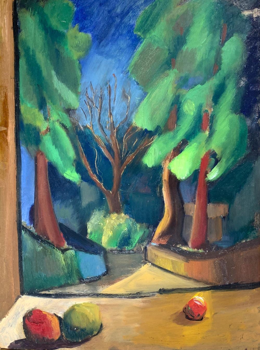 M. Lois Murphy comparable auction result: m lois murphy 1901 1962 apples and trees 1948 oil on panel