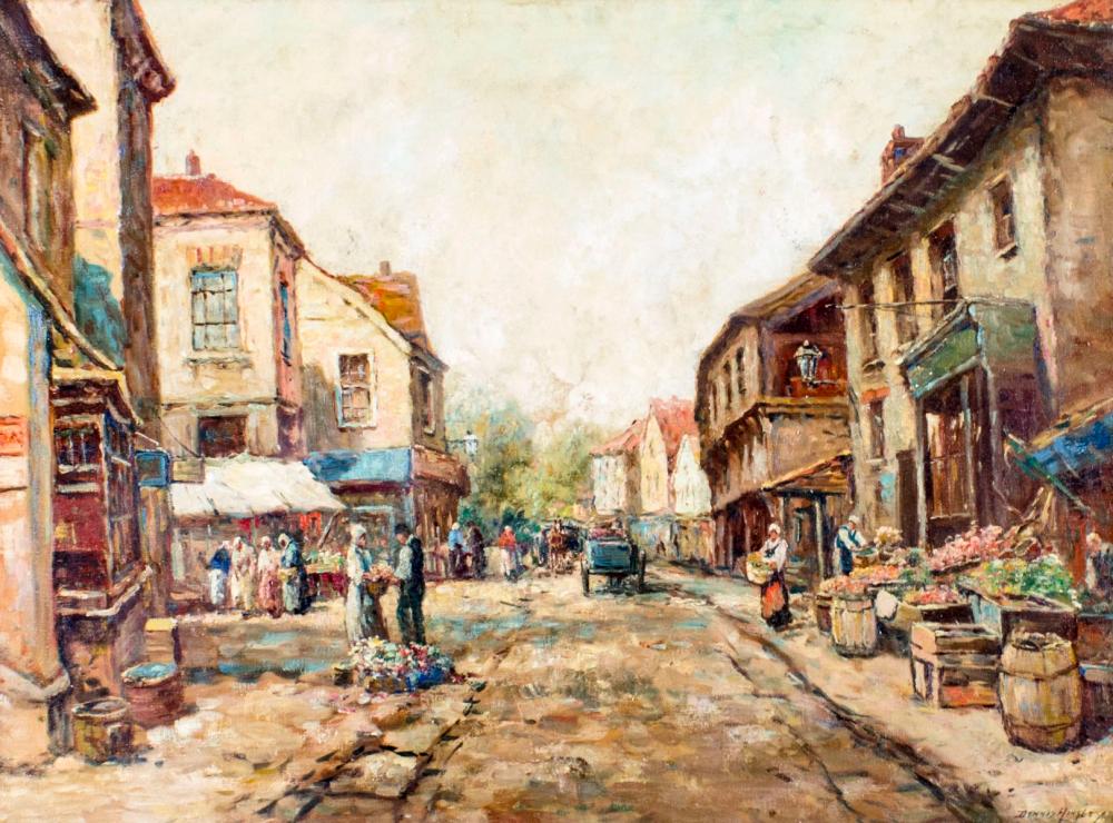 Dennis Ainsley comparable auction result: dennis ainsley il france 1880 1952 oil painting