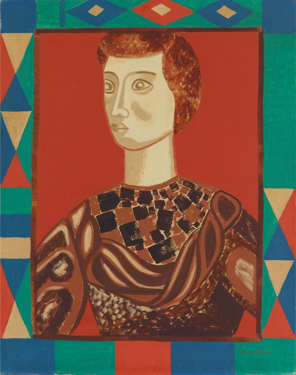 bruno goller frauenkopf 1957 · Kunsthaus Lempertz KG · 2022-06-02 Bruno Goller comparable auction result: bruno goller frauenkopf 1957