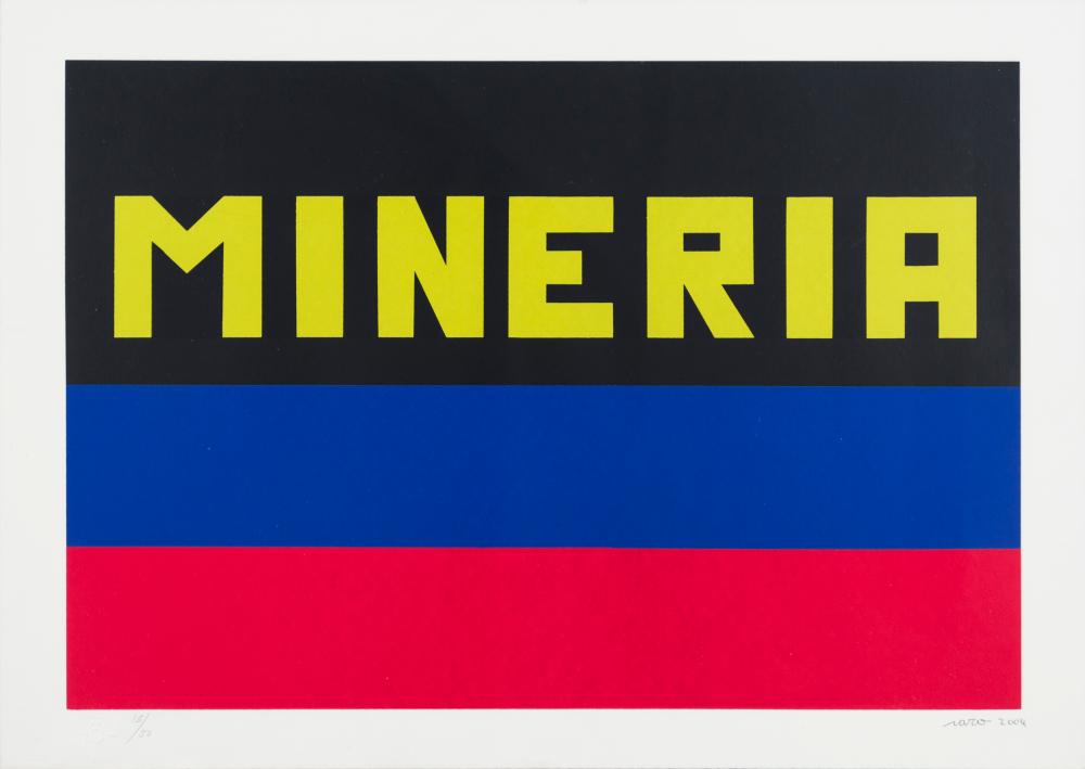 Antonio Caro (1950-2021) Minería, 2004 Serigrafia Medidas: 50 x 70 cm Ed. 15/50 comparable sale