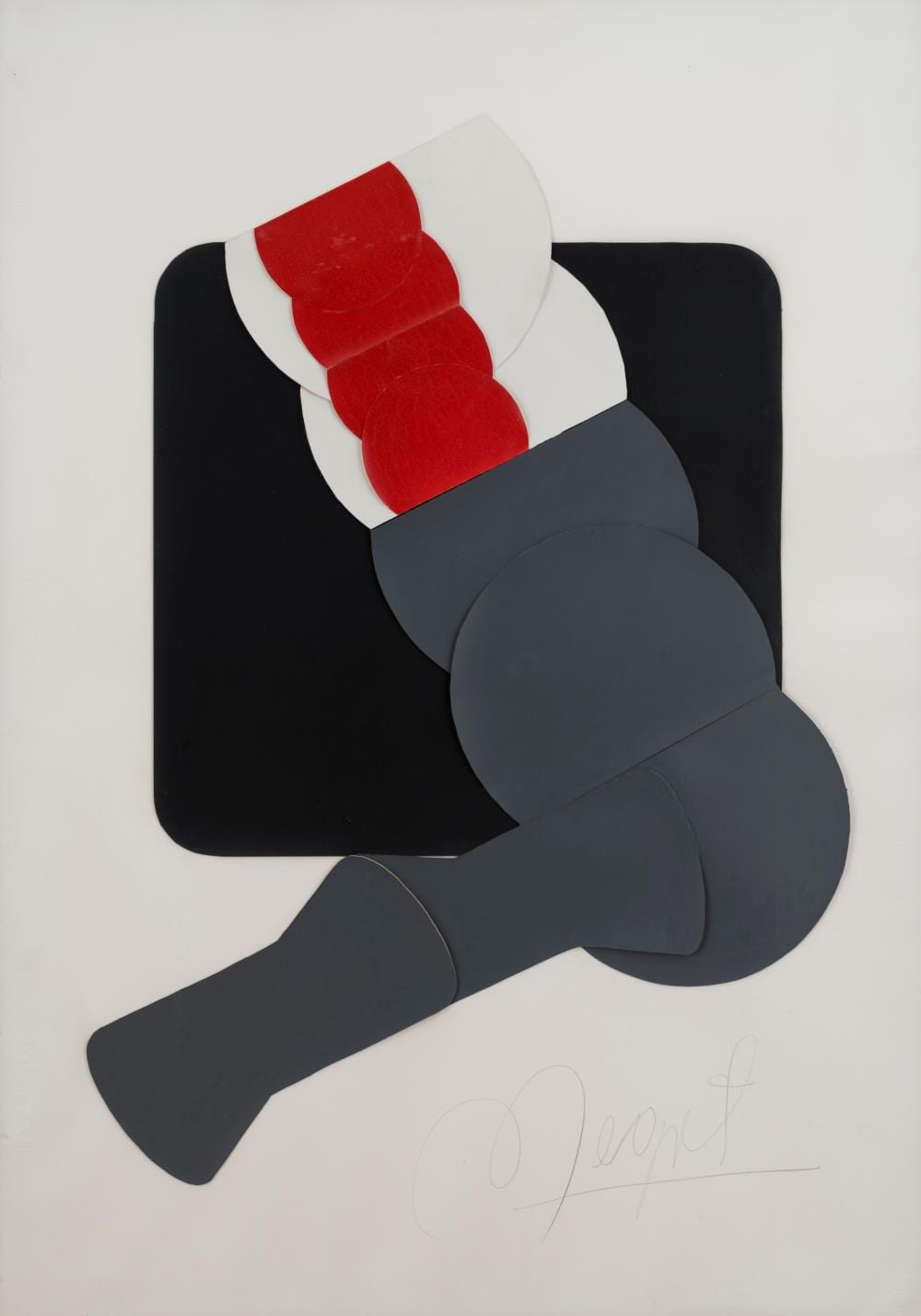 Edgar Negret (1920-2012) S/T, sf. Collage Medidas: 100 x 70 cm comparable sale