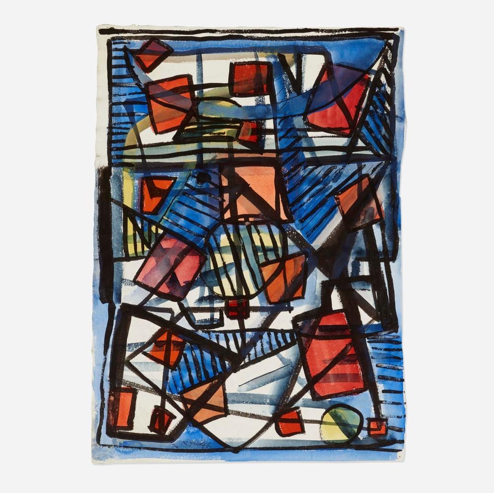 Robert Jay Wolff comparable auction result: robert jay wolff untitled