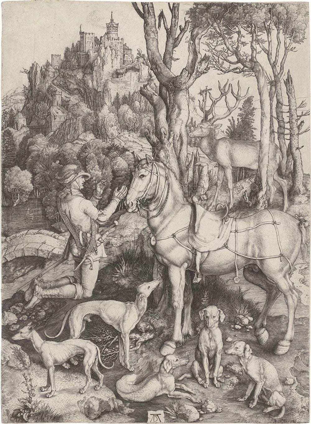 Albrecht (1471) Dürer comparable auction result: der heilige eustachius