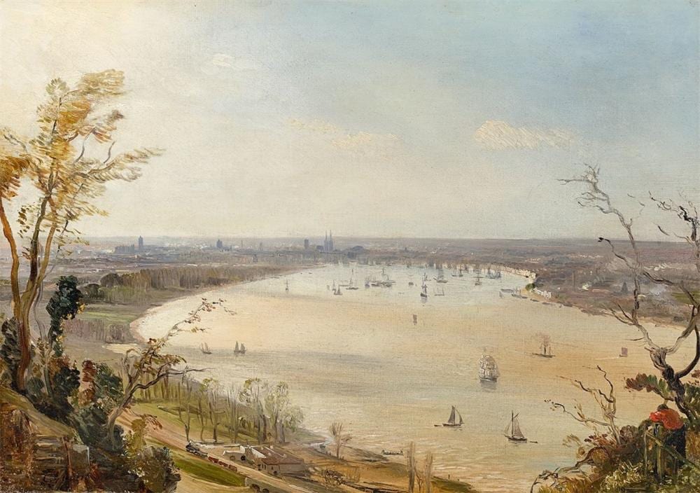 Théodore (Baron) Gudin comparable auction result: bordeaux vue des hauteurs