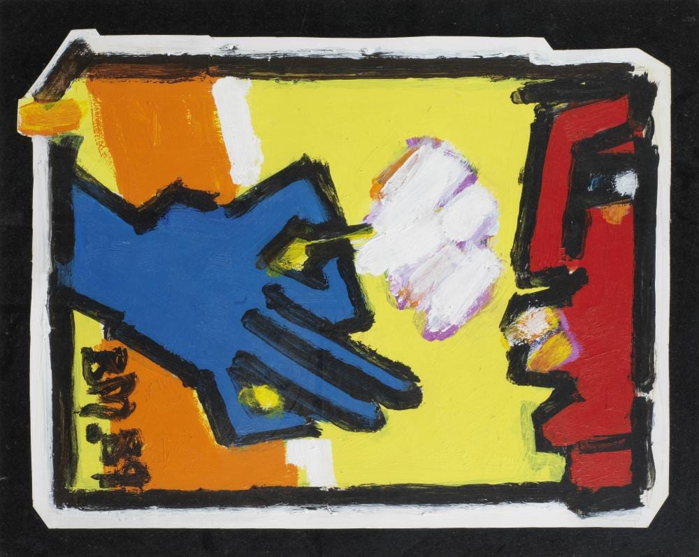 Bashir Mirza comparable auction result: bashir mirza pakistani 1941 2000 untitled