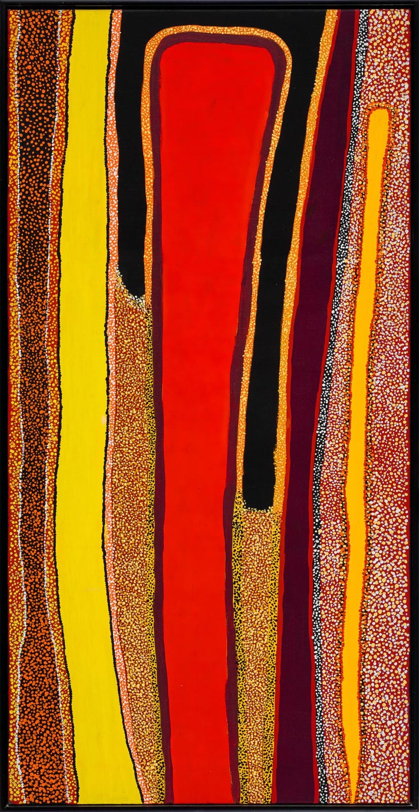 Pauline Sunfly Nangala comparable auction result: pauline sunfly nangala wilkinkarra 2007