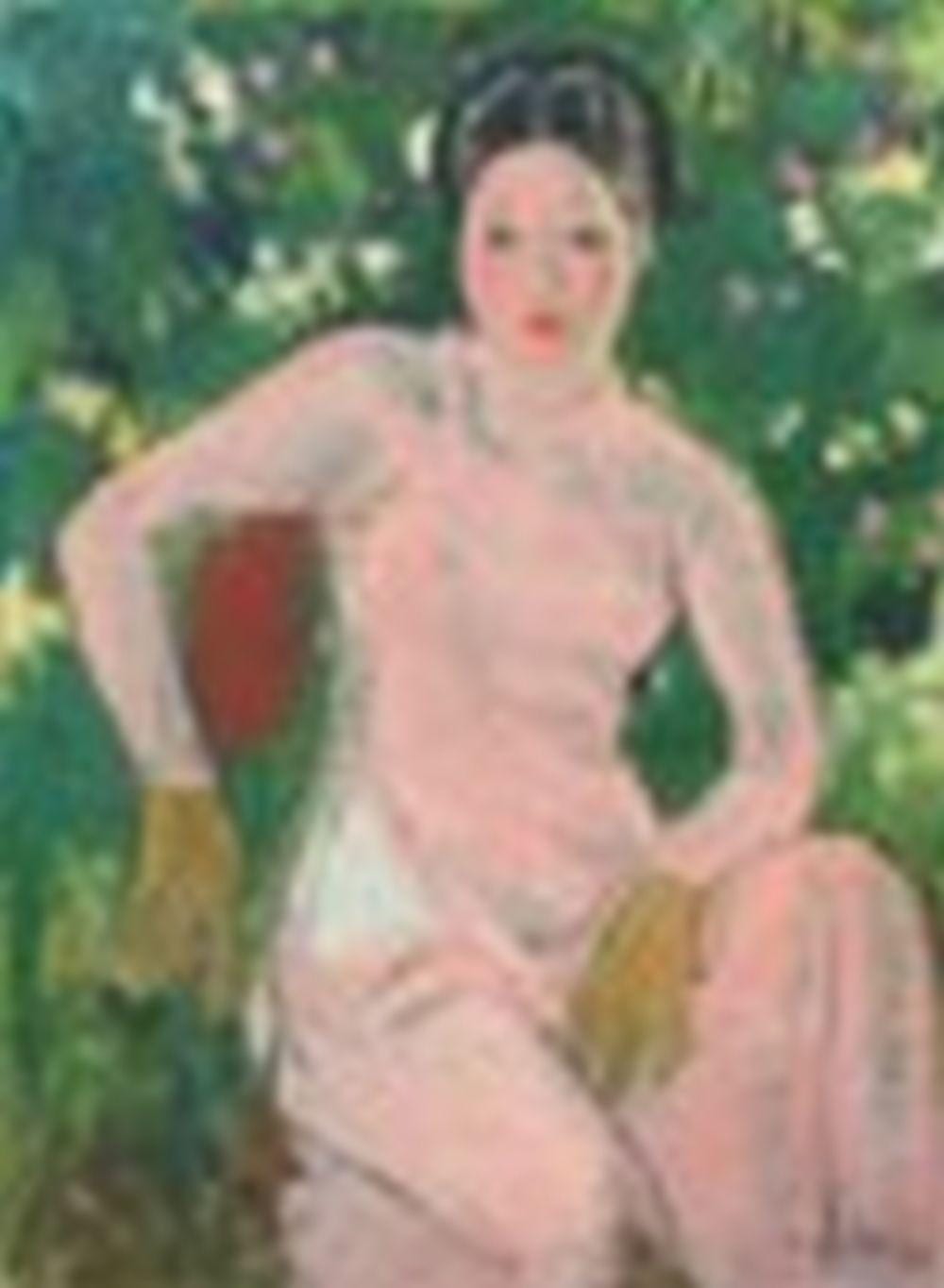 To Ngoc van (1906-1954) Portrait de Jeune Femme (Portrait of a Young Woman) comparable sale