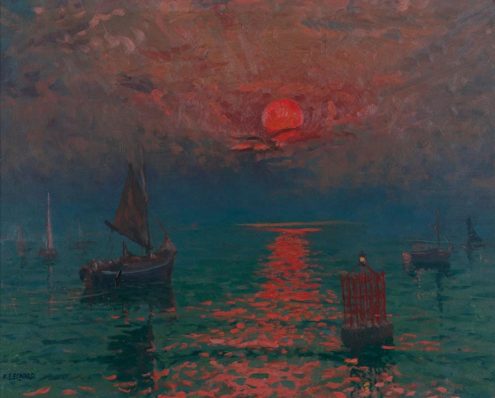 Patrick Leonard comparable auction result: patrick leonard 1918 2005 dublin bay from ringsend oil on board 50 x 60cm 19 x 60 signed and inscribed verso