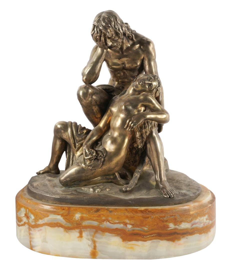 Jan Jozef Jacquet comparable auction result: jan jozef jaquet 1822 1898 adam eve