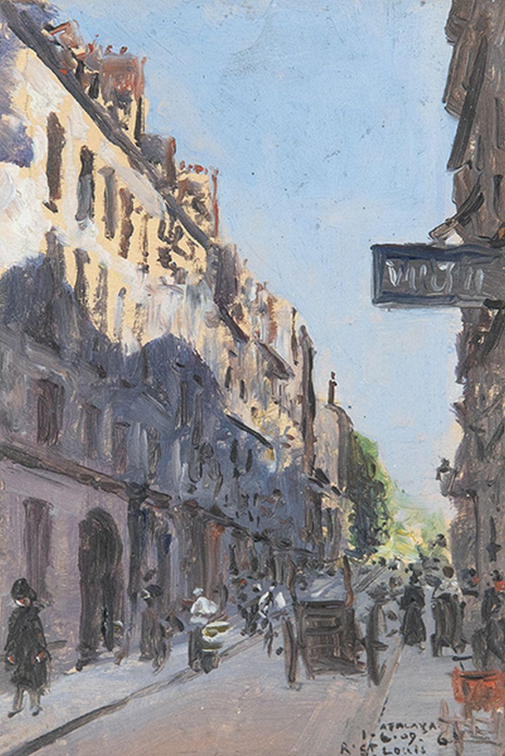 Enrique Atalaya comparable auction result: enrique atalaya rue st louis of paris