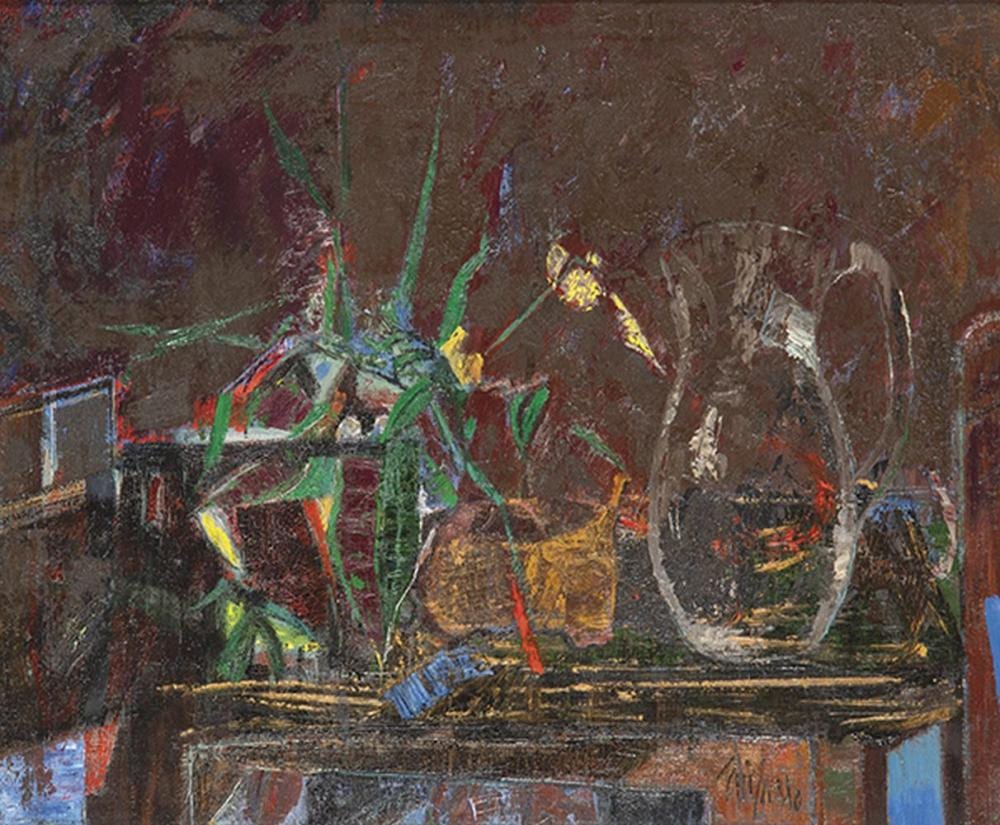 Antonio Guijarro comparable auction result: antonio guijarro still life with glass jug