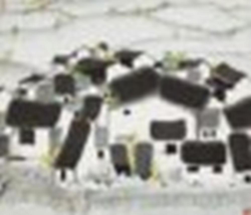 Wu Guanzhong (1919-2010) Water Village Scroll, mounted and framed, ink and comparable sale