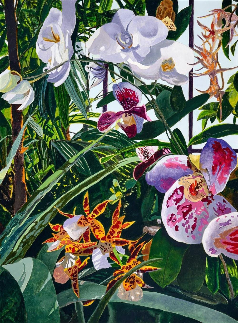 Graham Marchant comparable auction result: graham marchant 1948 orchid arrangement iii oil on clayboard 60 x 45 5 cm frame 64 x 49 x 2 cm