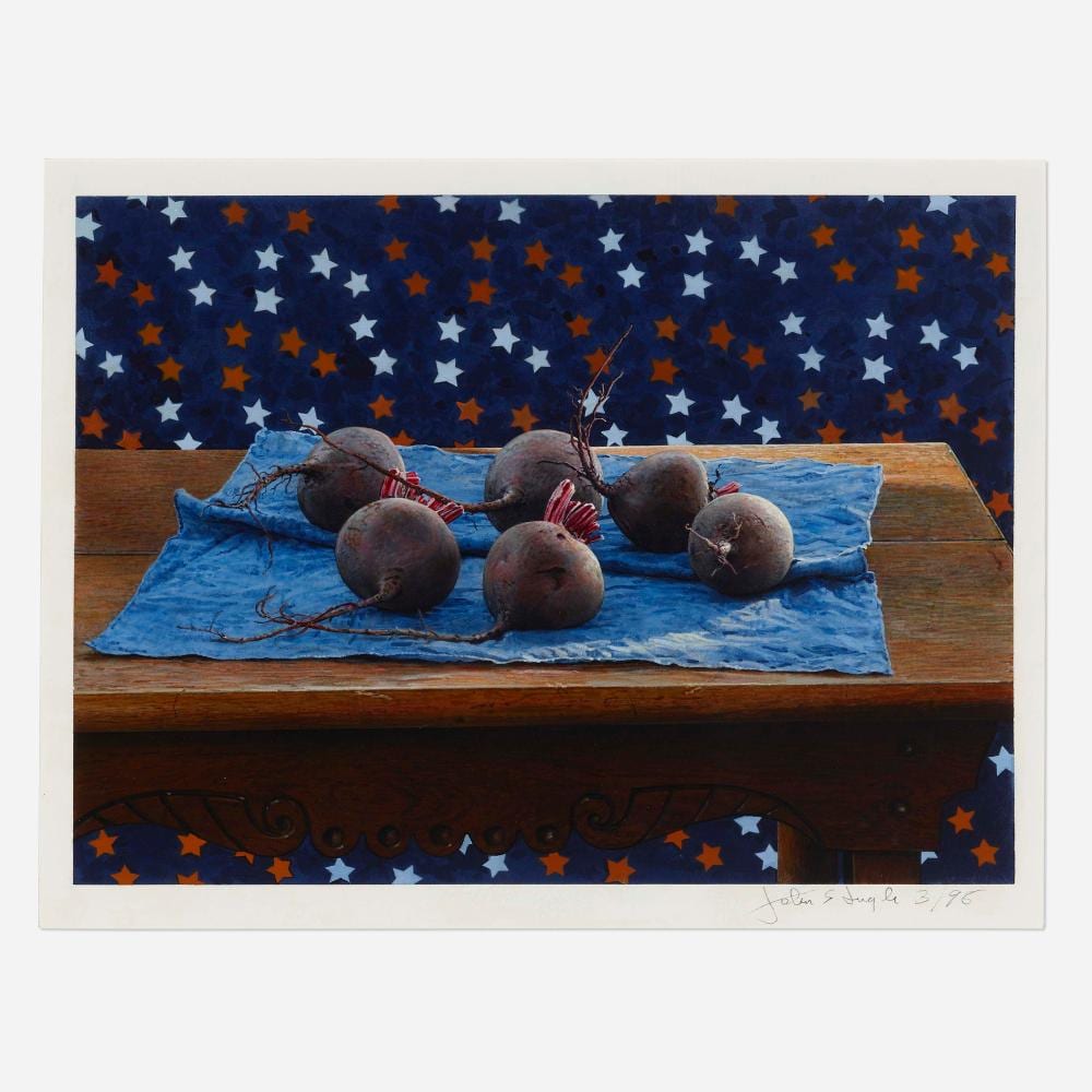 john stuart ingle six beets starry sky · Rago Arts and Auction Center · 2022-05-25 John Stuart Ingle comparable auction result: john stuart ingle six beets starry sky