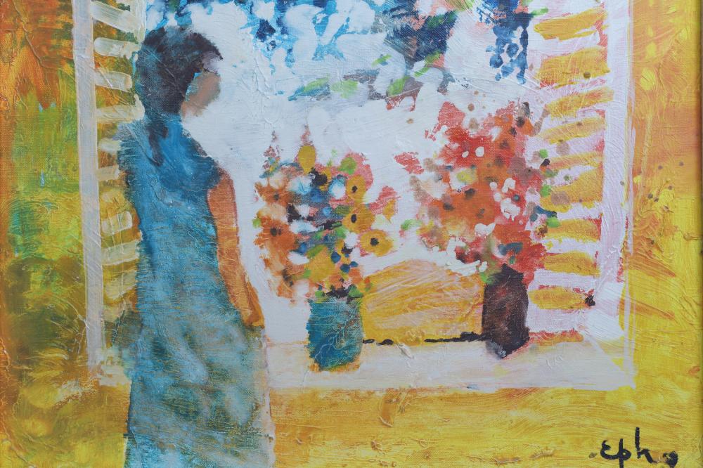Epko Albert Jan Willering comparable auction result: epko willering painting woman at window