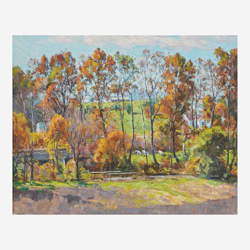 Roy Cleveland Nuse comparable auction result: roy cleveland nuse american 1885 1975 woodhill rushland