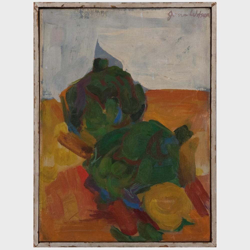 Jane Wilson comparable auction result: jane wilson 1924 2015 artichokes