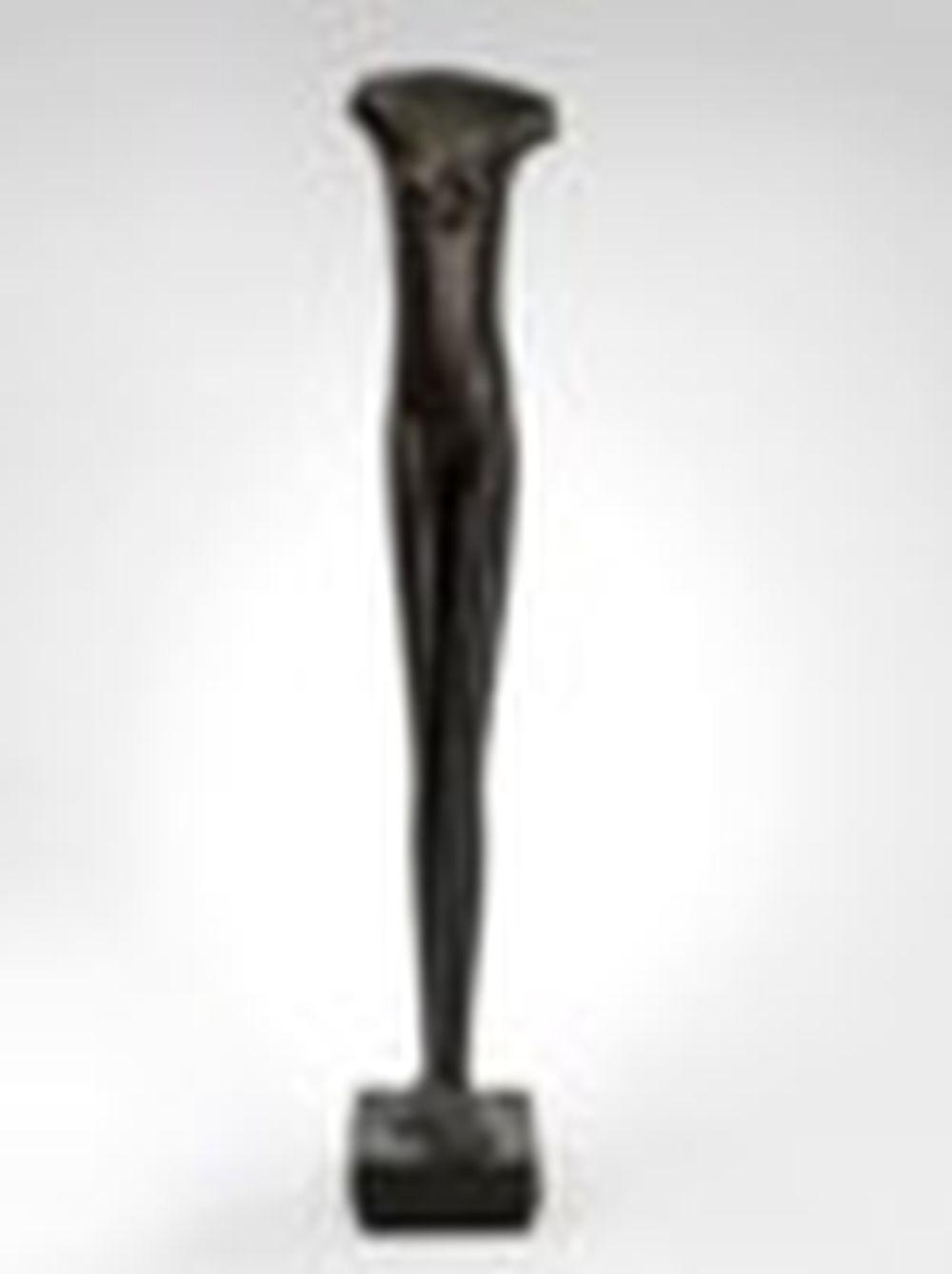 Alberto Giacometti (1901-1966) Femme qui marche [I] Bronze à patine brun f comparable sale