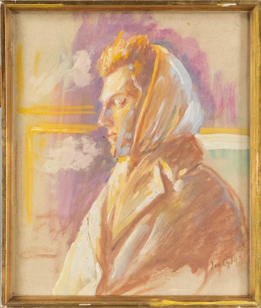 Jan Cybis comparable auction result: jan cybis 1897 1972 woman w