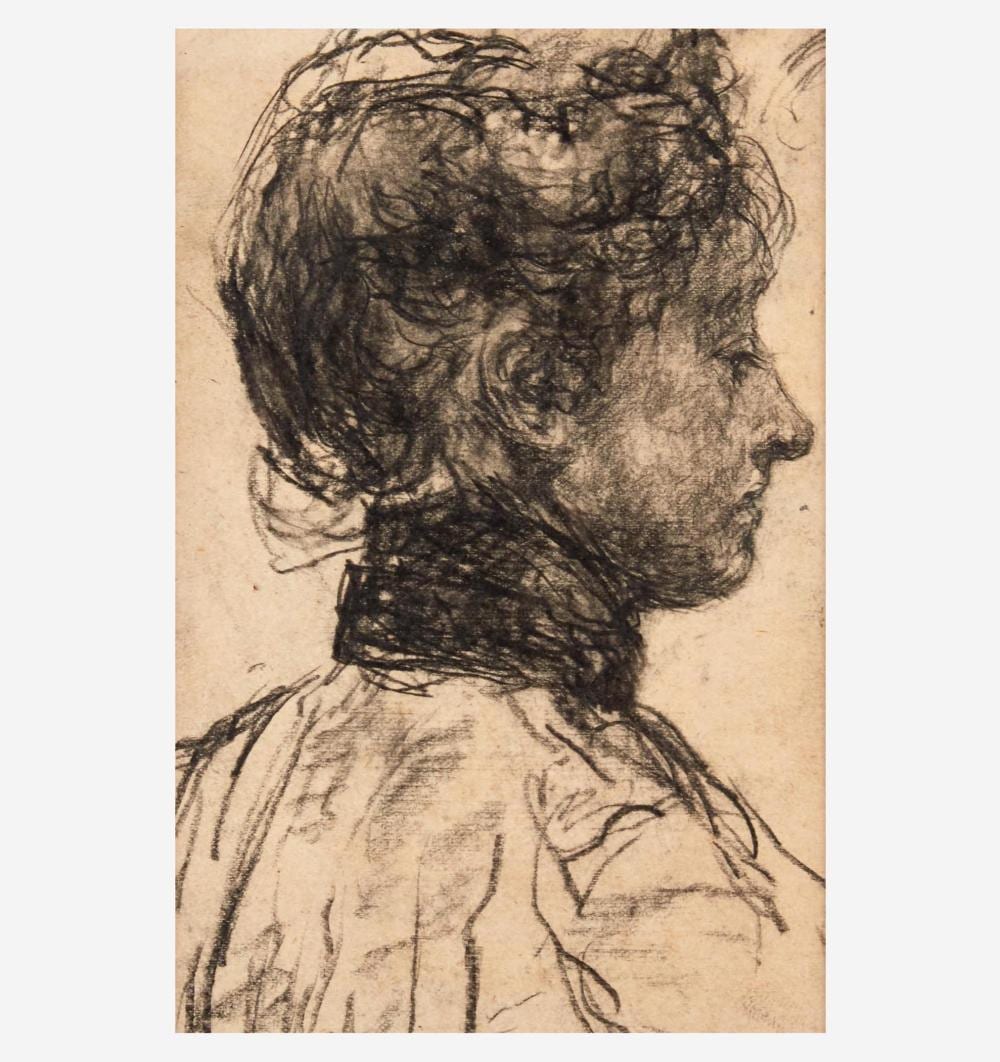 Thomas Pollock Anshutz comparable auction result: thomas anshutz american 1851 1912 portrait of a lady