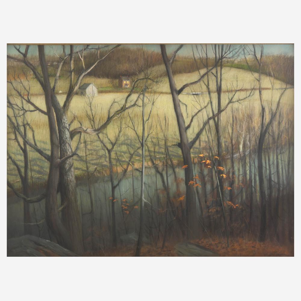 Barclay Lawrence Jacob Rubincam comparable auction result: barclay lawrence jacob rubincam american 1920 1978 late afternoon at deborah s rock