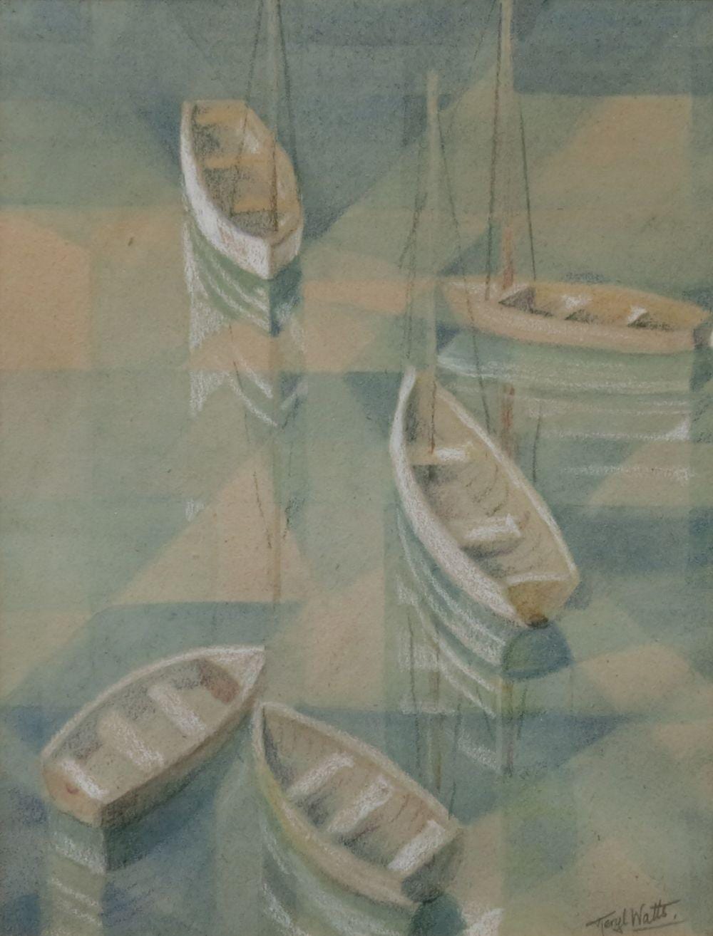Meryl Watts comparable auction result: meryl watts british 1910 1992 boat p