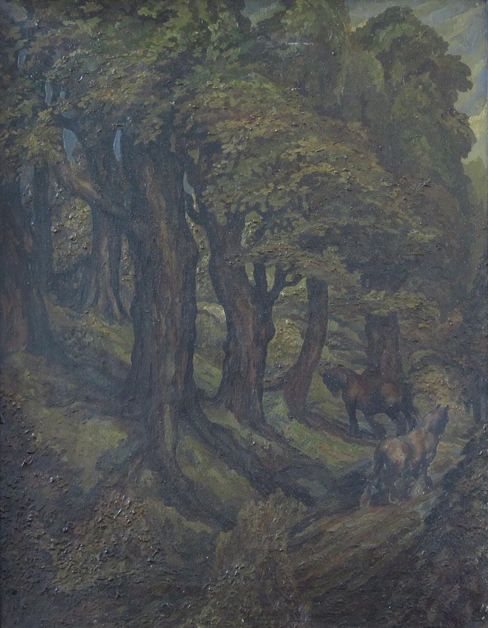Anton Lock comparable auction result: anton lock british 1893 1970 forest