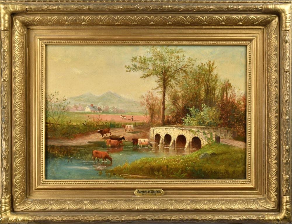 Samuel W. Griggs comparable auction result: samuel w griggs oil on canvas