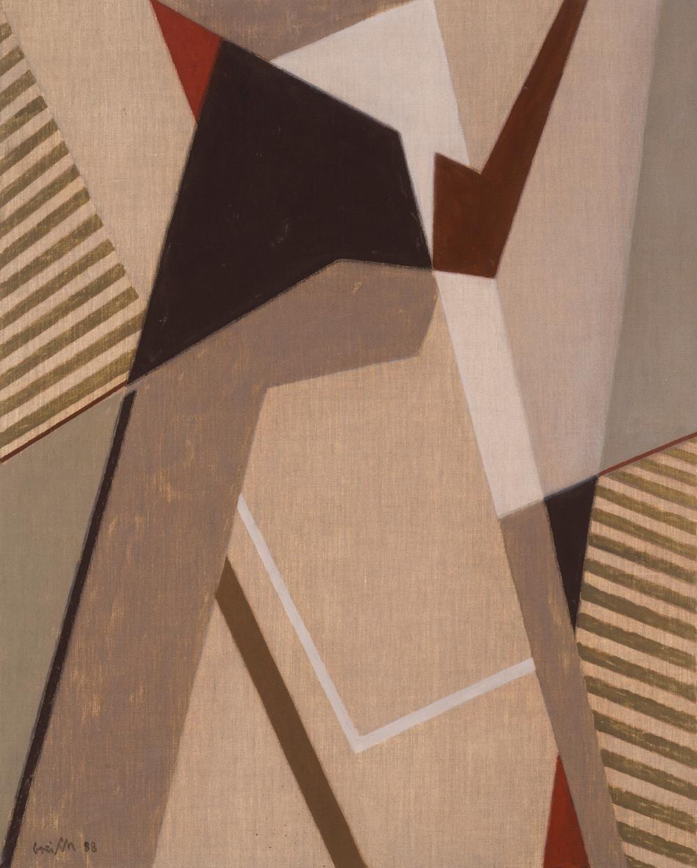 Roger Greisch comparable auction result: roger greisch 1917 1999 symphonie de gris 1988