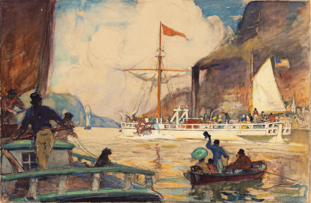 William James Aylward comparable auction result: william james aylward 1875 1956 fulton s claremont on the hudson