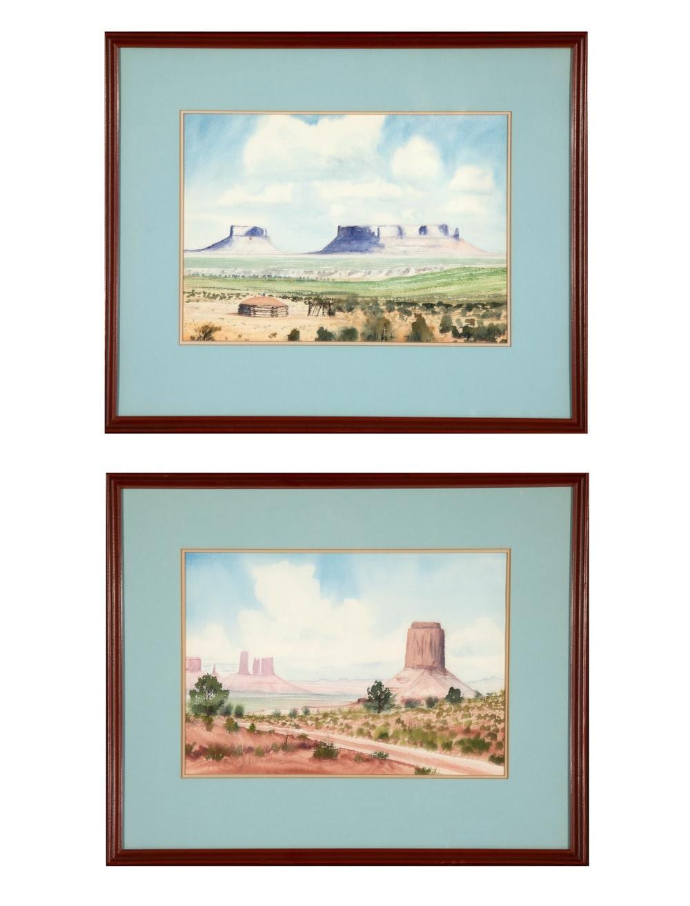 robert draper group of two watercolors · Santa Fe Art Auction · 2022-05-28 Robert Draper comparable auction result: robert draper group of two watercolors
