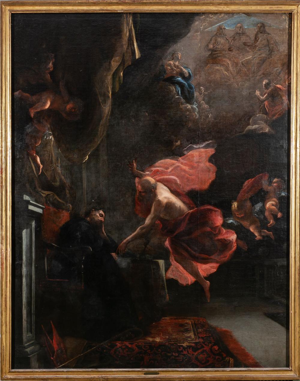 Claudio Coello comparable auction result: claudio coello madrid 1642 1693 the vision of st agustine of hippo