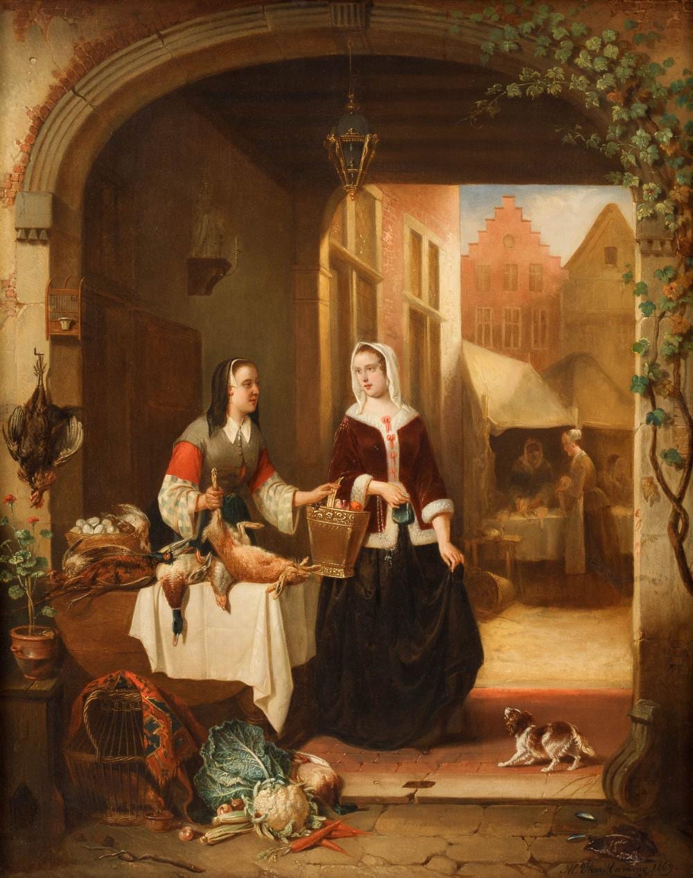 Alexis van Hamme comparable auction result: alexis van hamme 1818 1875