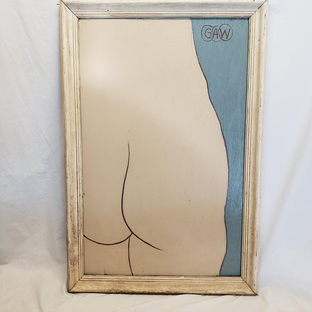 gaw nude framed · Bid Again Auctions with American Space Museum · 2022-07-16 Gayle Alan Walters comparable auction result: gaw nude framed