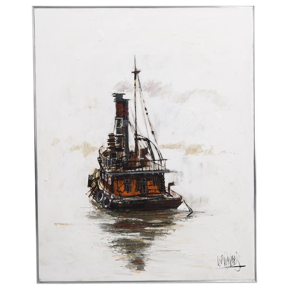 Lee Reynolds (American, 20th Century) Oil on Canvas Painting sold by Akiba Galleries, lot 215 — auction record photograph