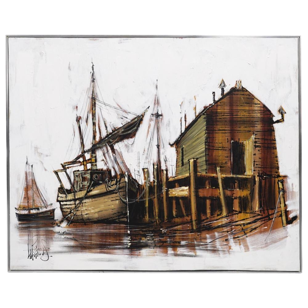 Lee Reynolds (American, 20th Century) Oil on Canvas Painting sold by Akiba Galleries, lot 216 — auction record photograph