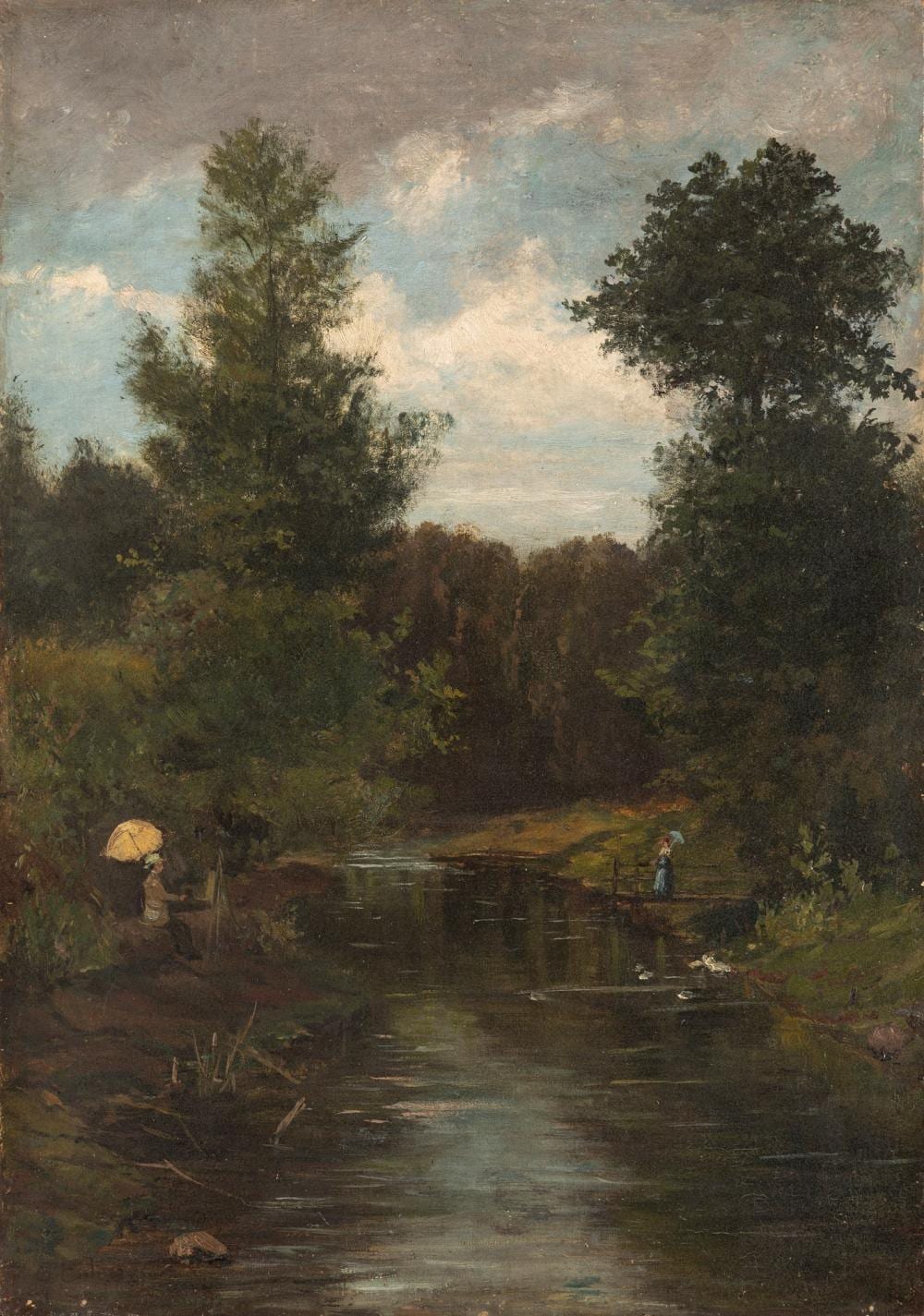 Giovanni Colmo comparable auction result: giovanni colmo torino 1867 1947 the painter and the model