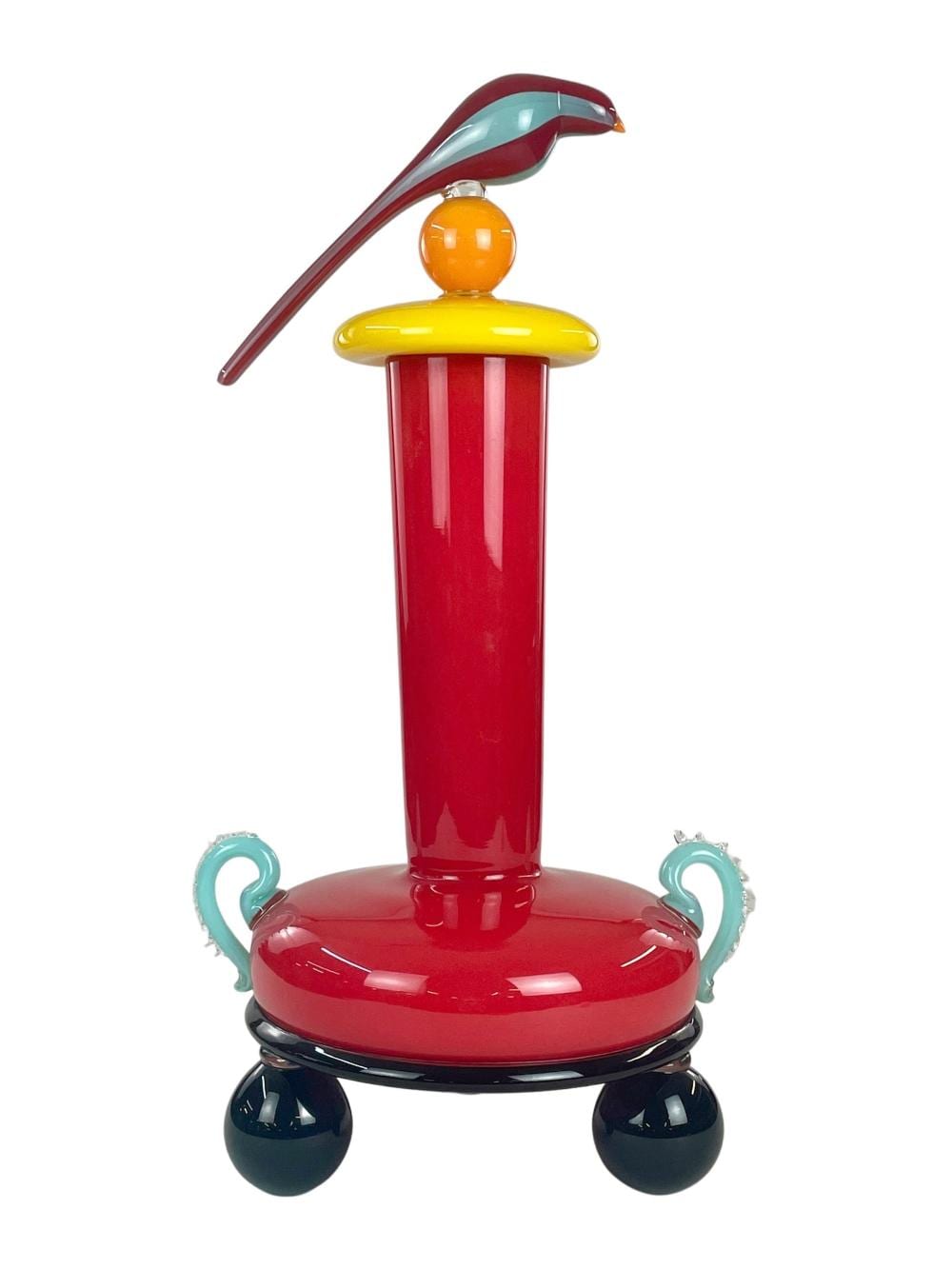 David Levi comparable auction result: david levi american b 1959 bird vase